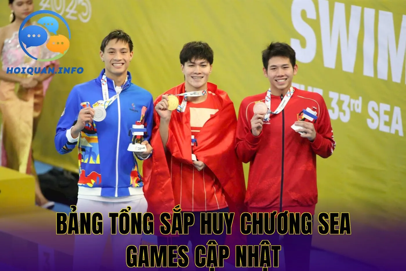 Bảng tổng sắp huy chương SEA Games cập nhật