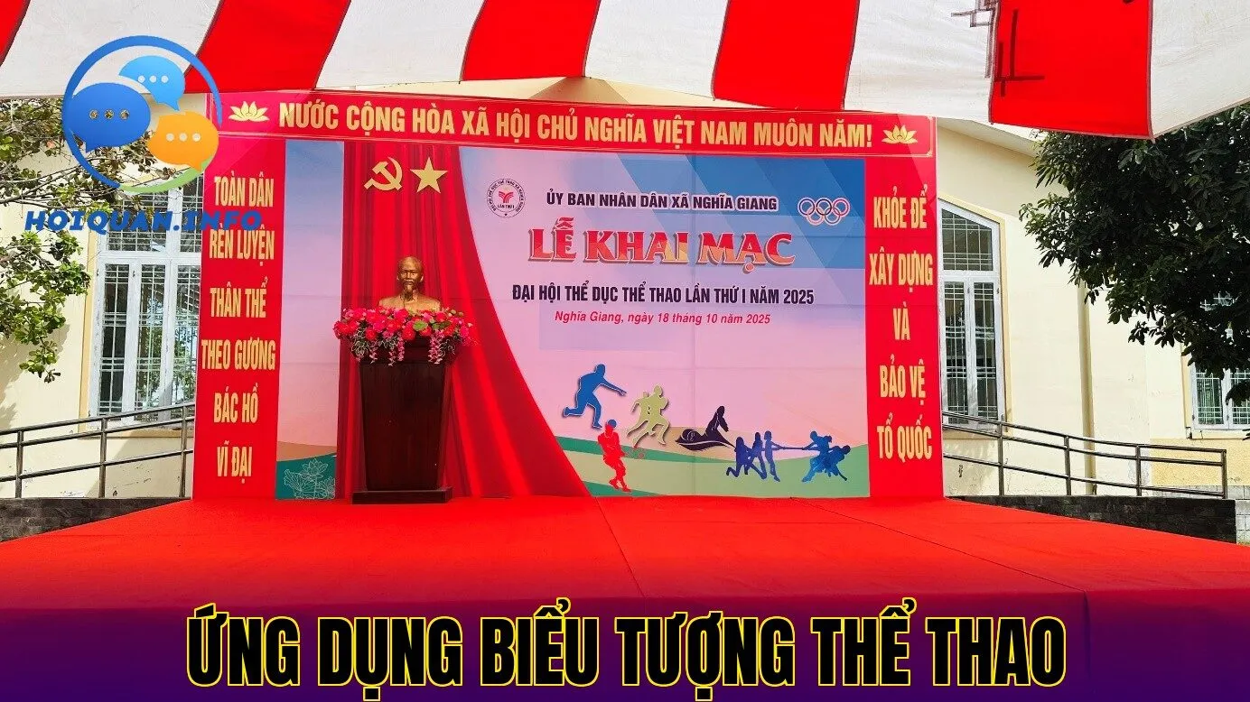 Ứng dụng biểu tượng thể thao