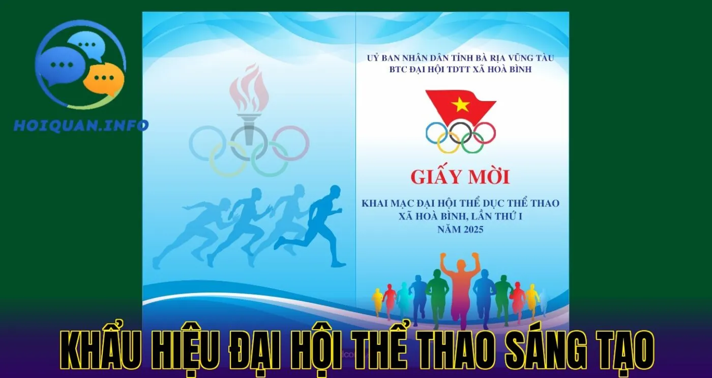 khẩu hiệu đại hội thể thao sáng tạo