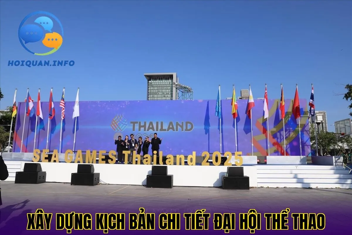 Xây dựng kịch bản chi tiết đại hội thể thao