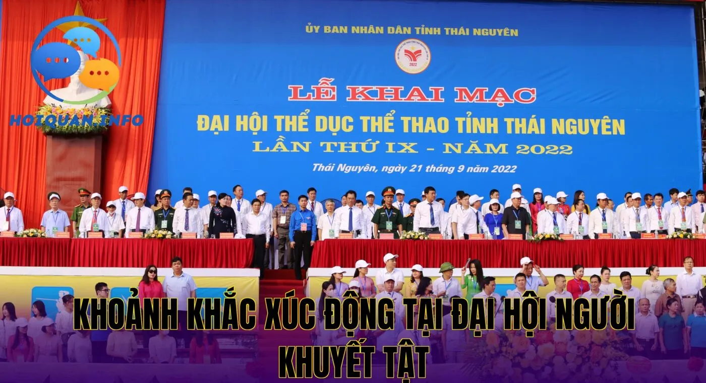Khoảnh khắc xúc động tại đại hội người khuyết tật