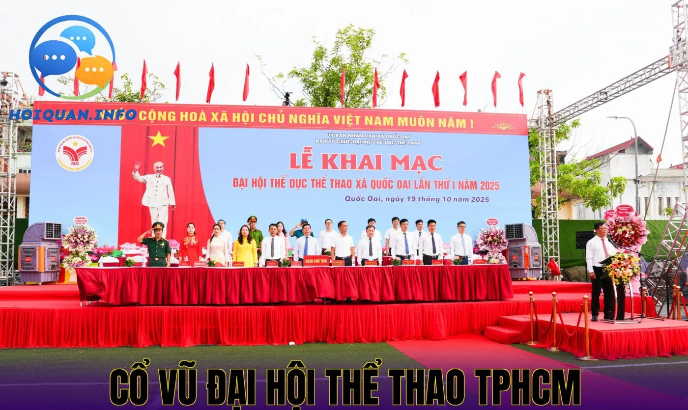 cổ vũ đại hội thể thao tphcm