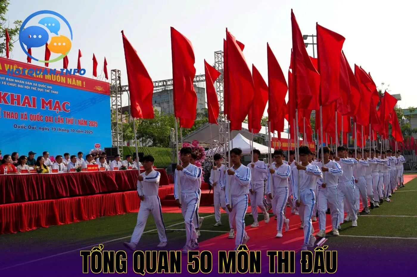 Tổng quan 50 môn thi đấu