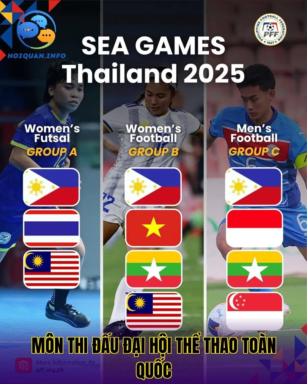 Môn thi đấu đại hội thể thao toàn quốc