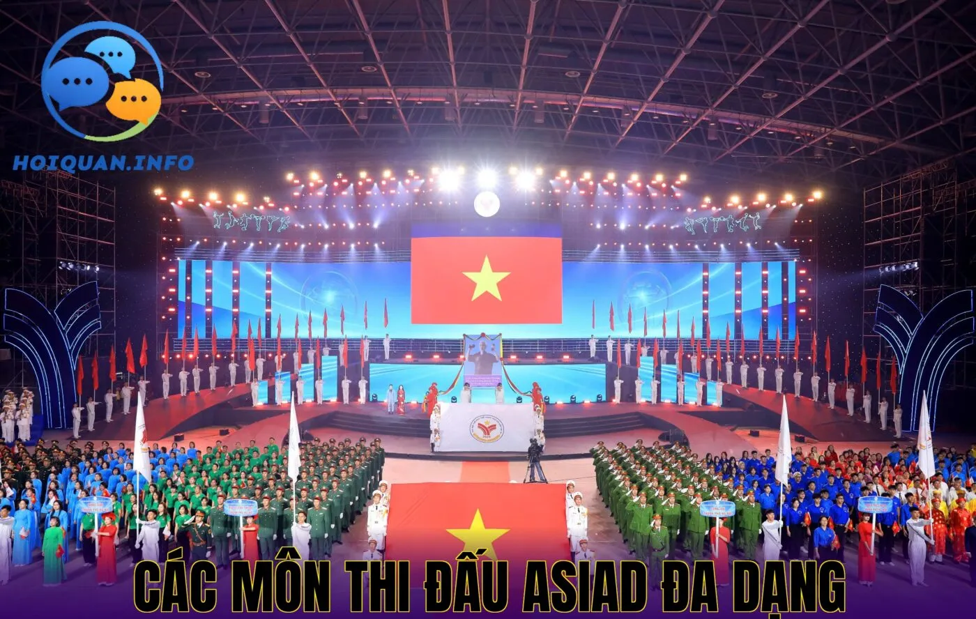 các môn thi đấu asiad đa dạng