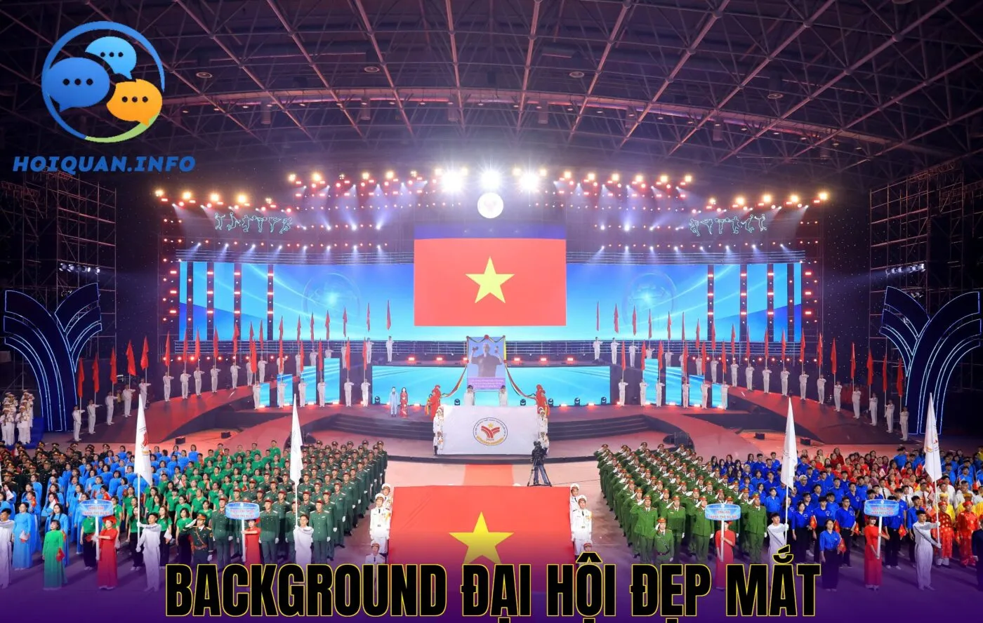 Background đại hội đẹp mắt