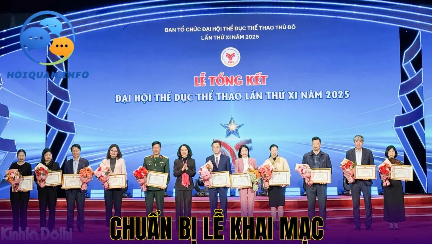 Chuẩn bị lễ khai mạc