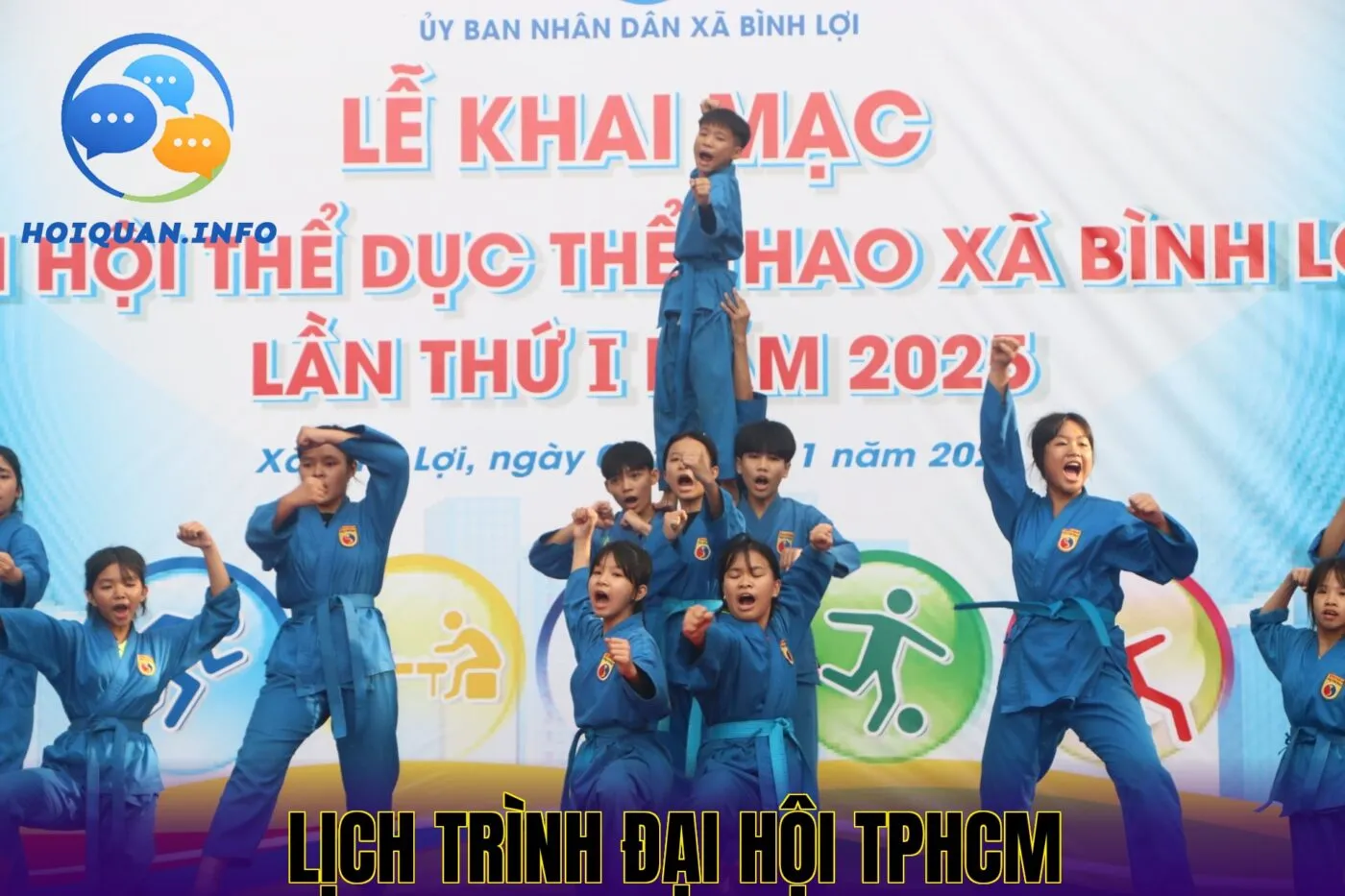 lịch trình đại hội tphcm