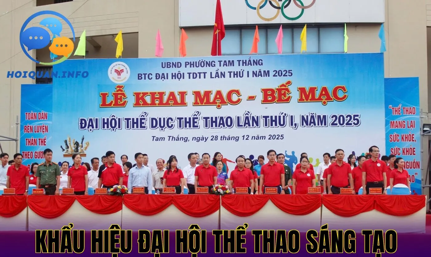 Khẩu hiệu đại hội thể thao sáng tạo