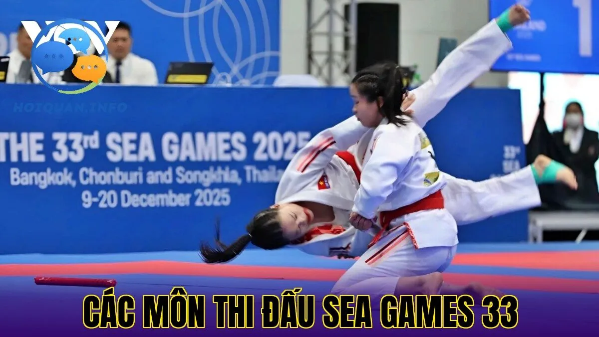 Các môn thi đấu SEA Games 33