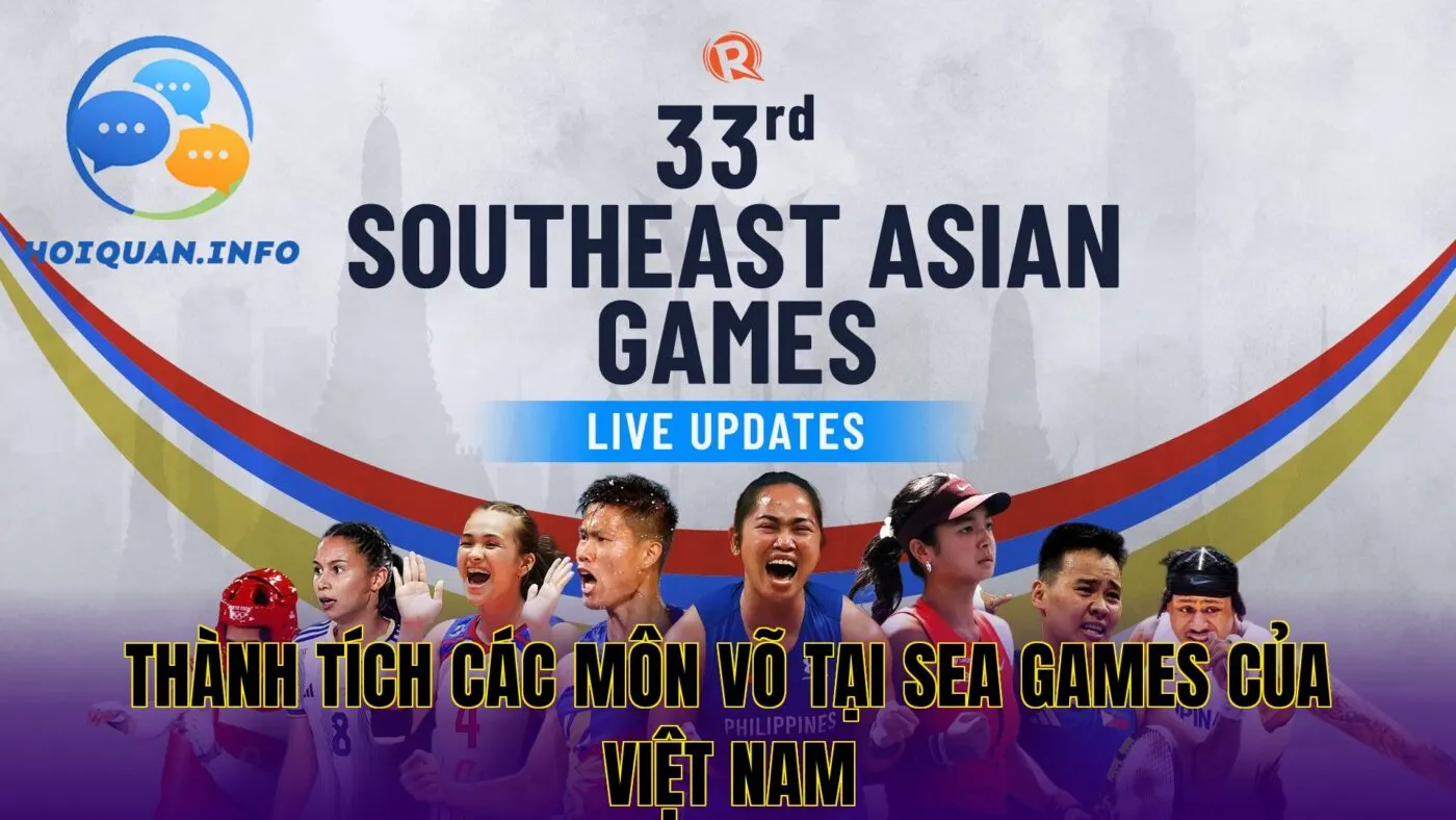 Thành tích các môn võ tại SEA Games của Việt Nam